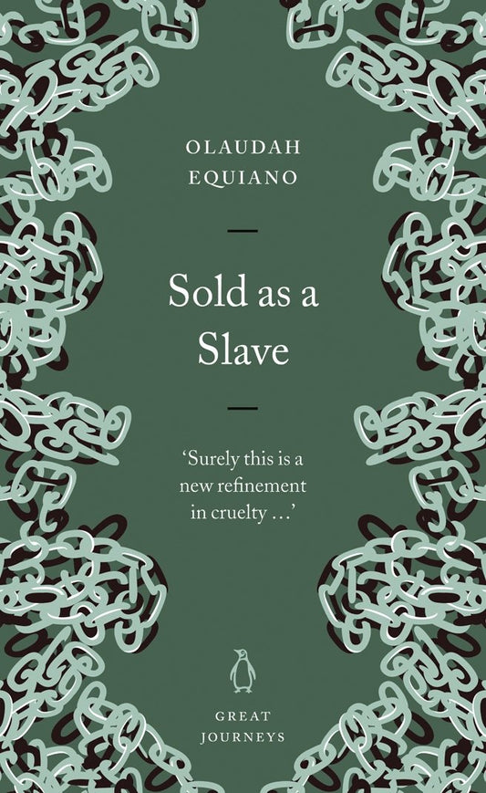 Sold as a Slave (Penguin Great Journeys) by Olaudah Equiano In an adventurous and extraordinary life, Equiano (c.1745-c.1797) criss-crossed the Atlantic world, from West Africa to the Caribbean to the USA to Britain, either as a slave or fighting with the Royal Navy. His account of his life is not only one of the great documents of the abolition movement, but also a startling, moving story of danger and betrayal.