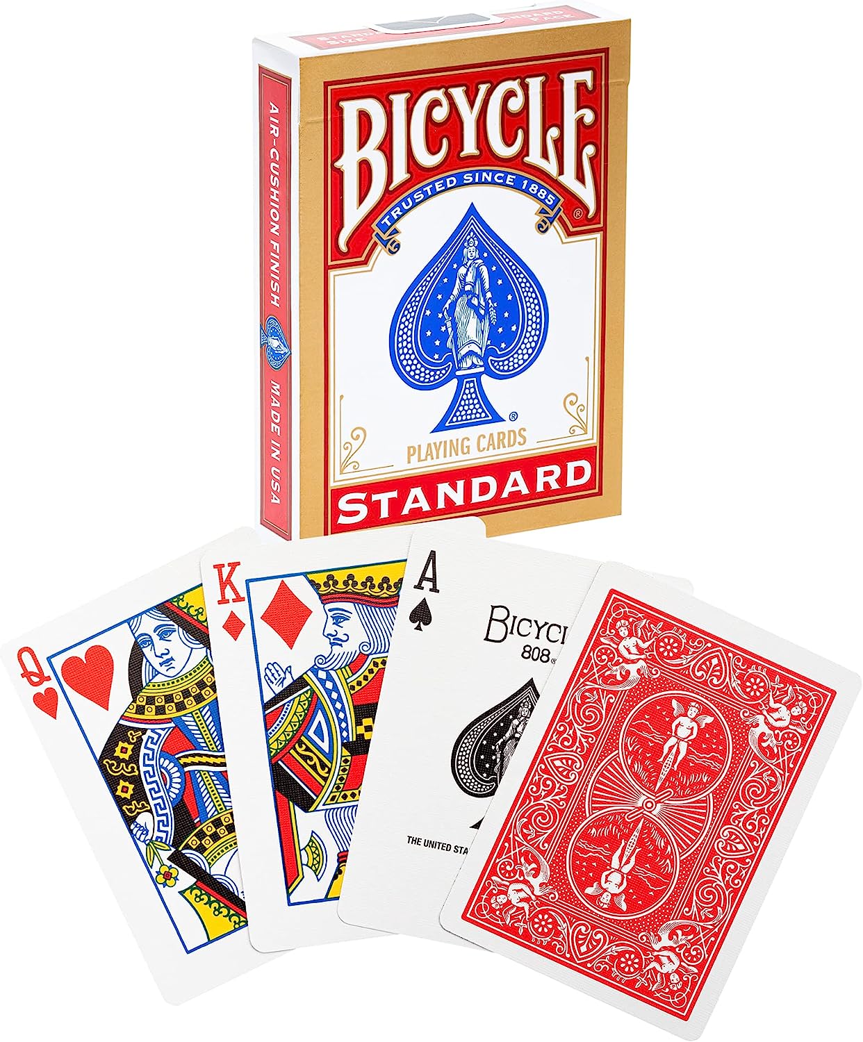 Bicycle Playing Cards (Red) - Poker Cards UK