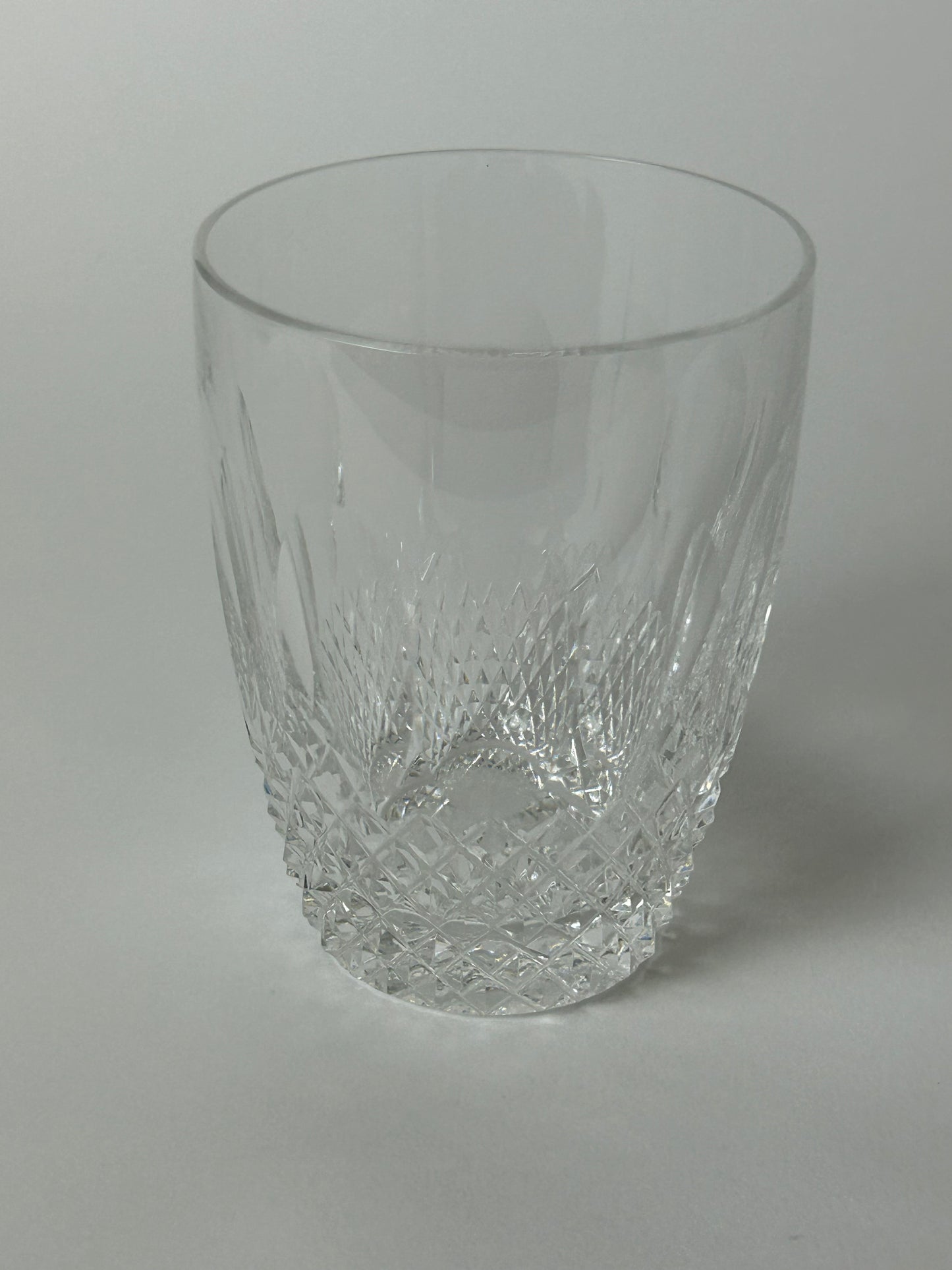 Vintage Waterford Colleen Lead Crystal Whiskey Tumbler 3 1/2" 8.9cm Excellent Condition