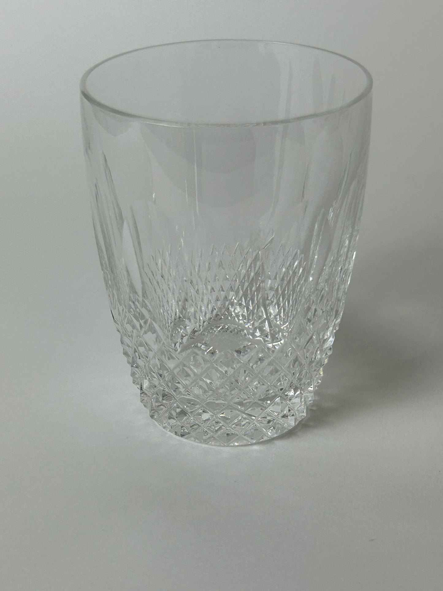 Vintage Waterford Colleen Lead Crystal Whiskey Tumbler 3 1/2" 8.9cm Excellent Condition