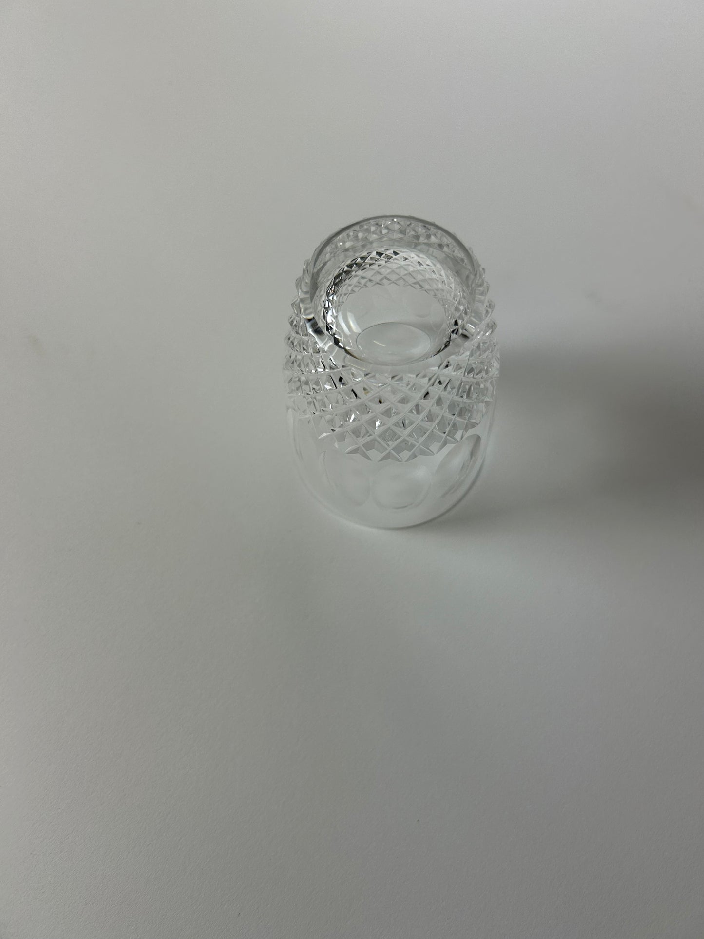 Vintage Waterford Colleen Lead Crystal Whiskey Tumbler 3 1/2" 8.9cm Excellent Condition