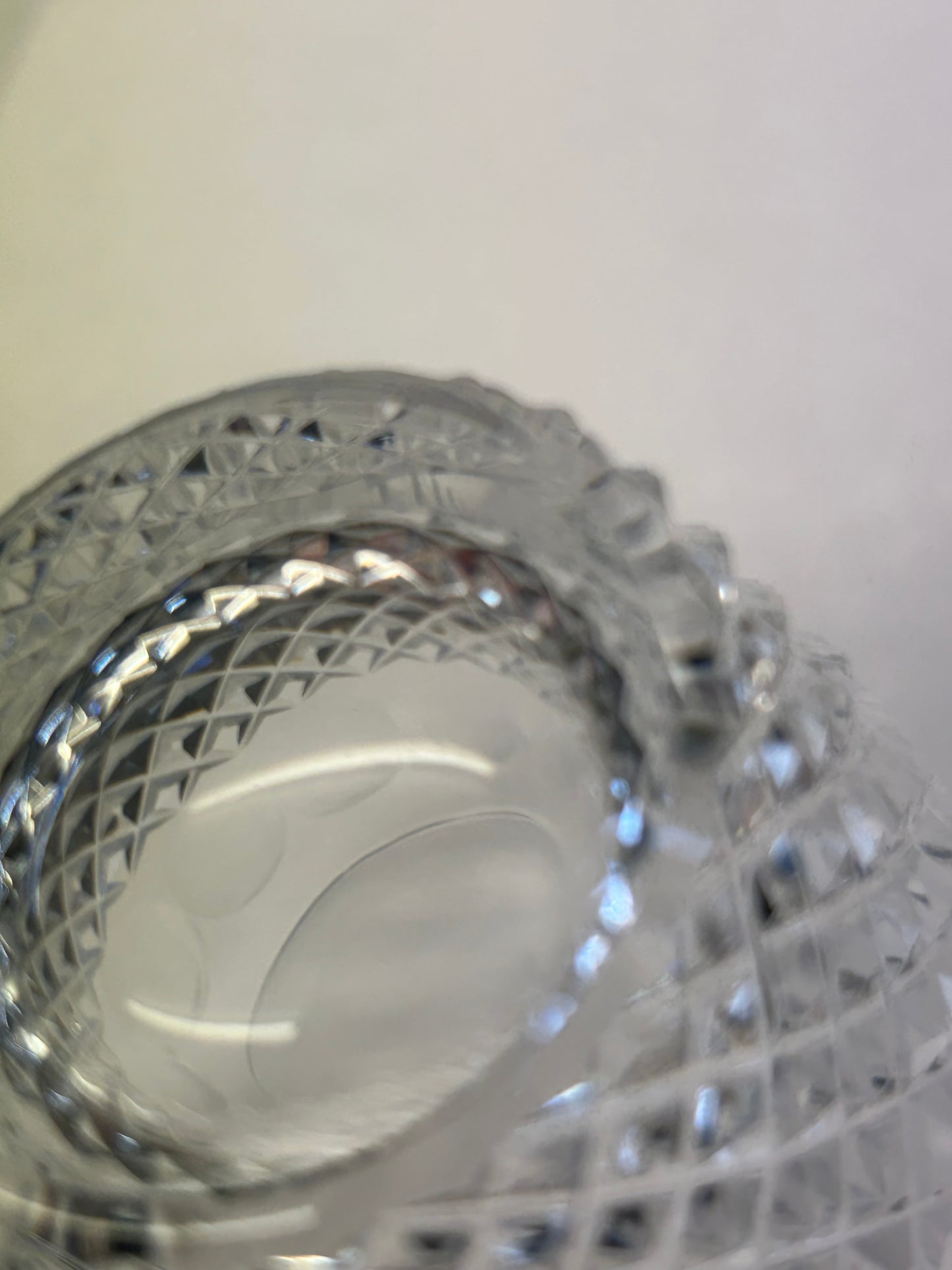 Vintage Waterford Colleen Lead Crystal Whiskey Tumbler 3 1/2" 8.9cm Excellent Condition