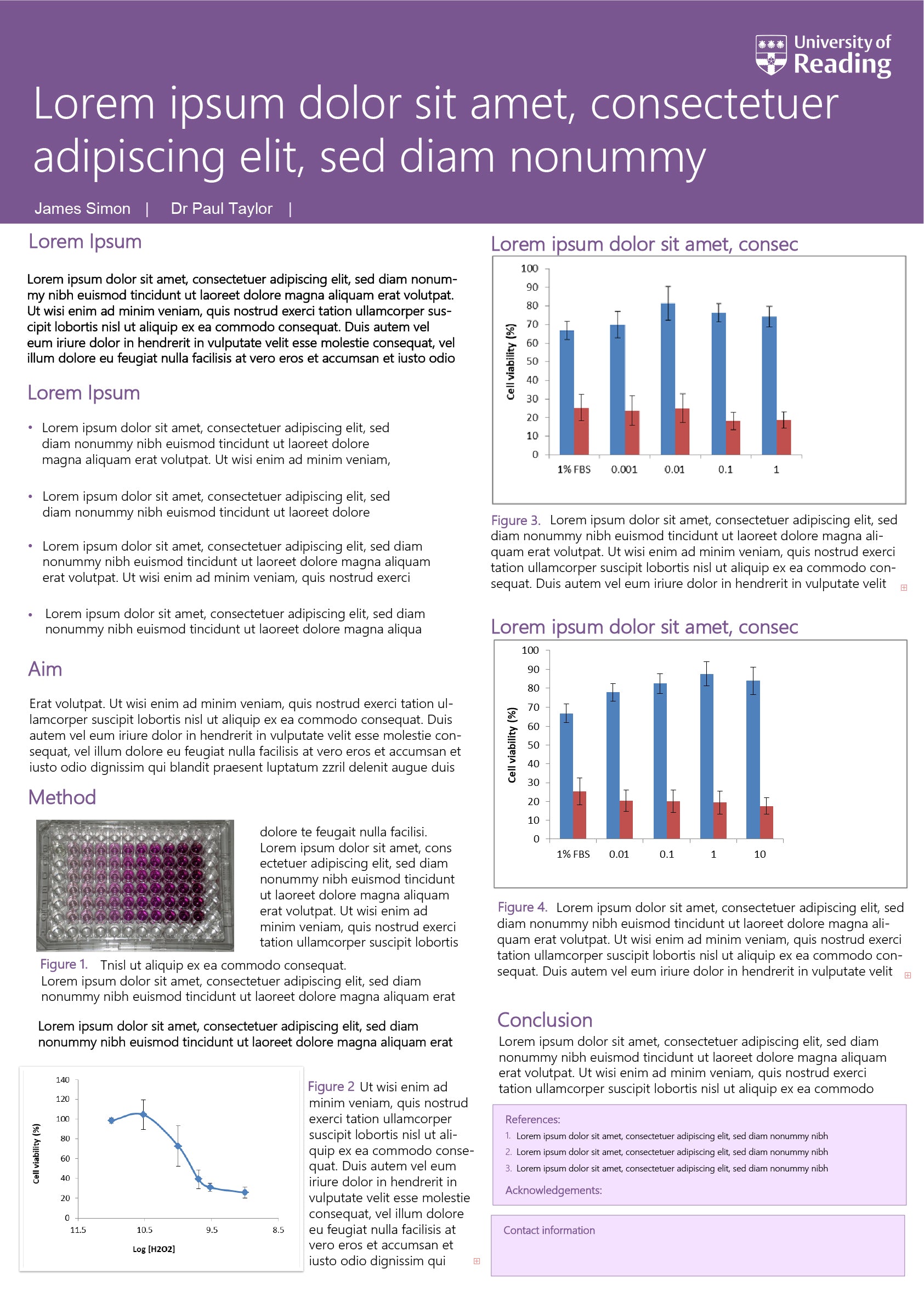 A0 A1 A2 full colour poster for students and presentations