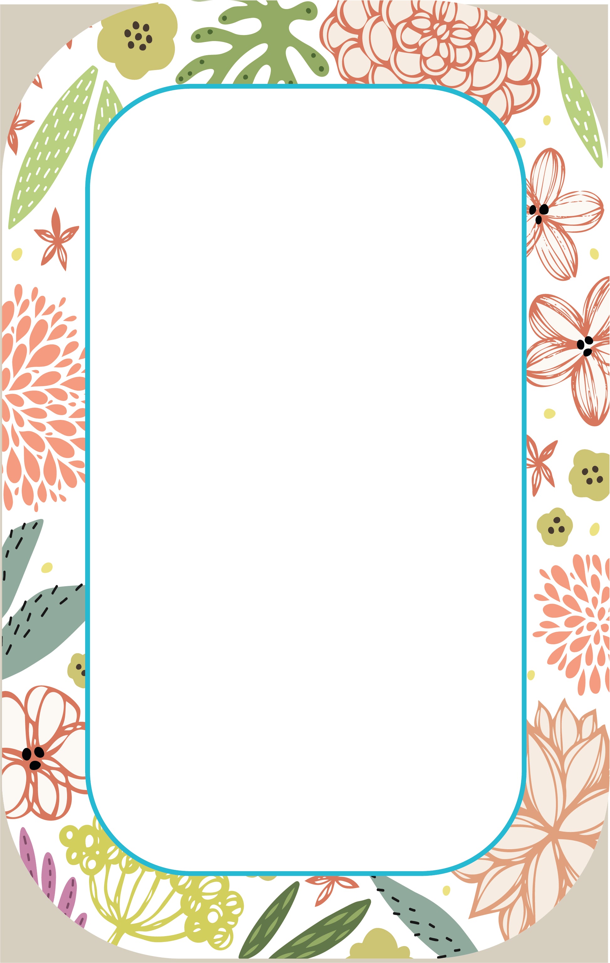 Flowers Selfie Wizard Frame