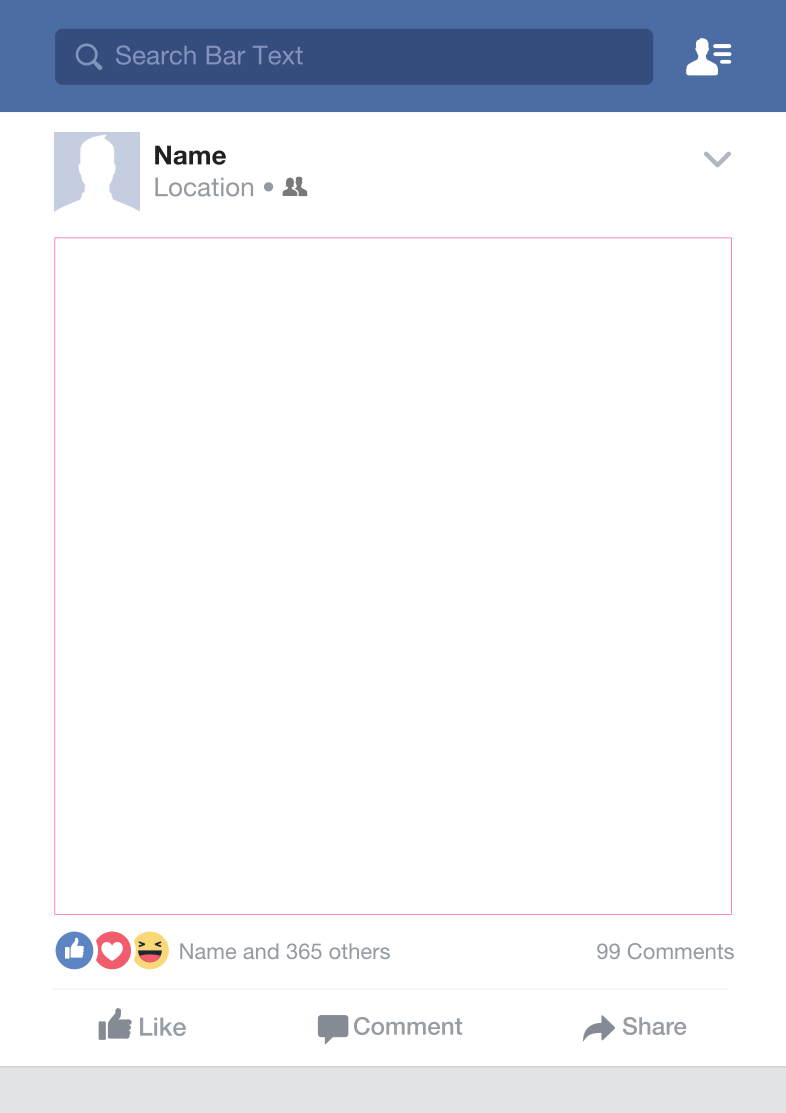 A1 A2 Personalised Selfie Frame with Facebook Design