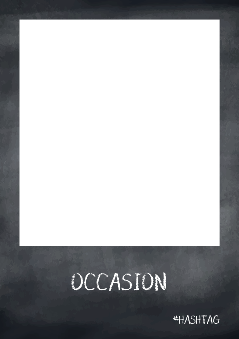 A1 A2 Personalised Selfie Frame with Special Occasion Design